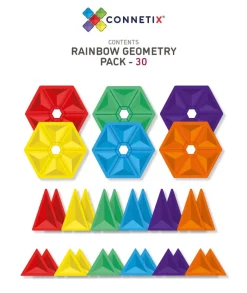Connetix | Rainbow Geometry, 30 Teile