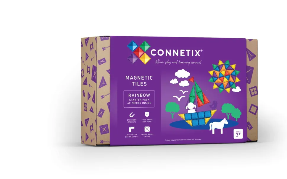 Connetix | Rainbow Starter, 62 Teile