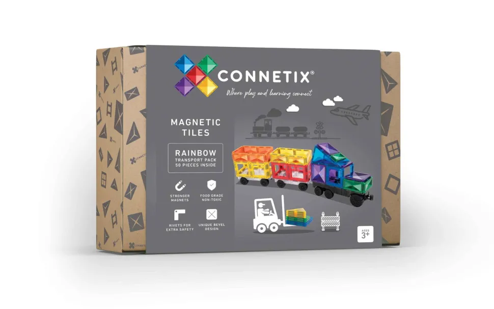 Connetix | Rainbow Transport, 50 Teile