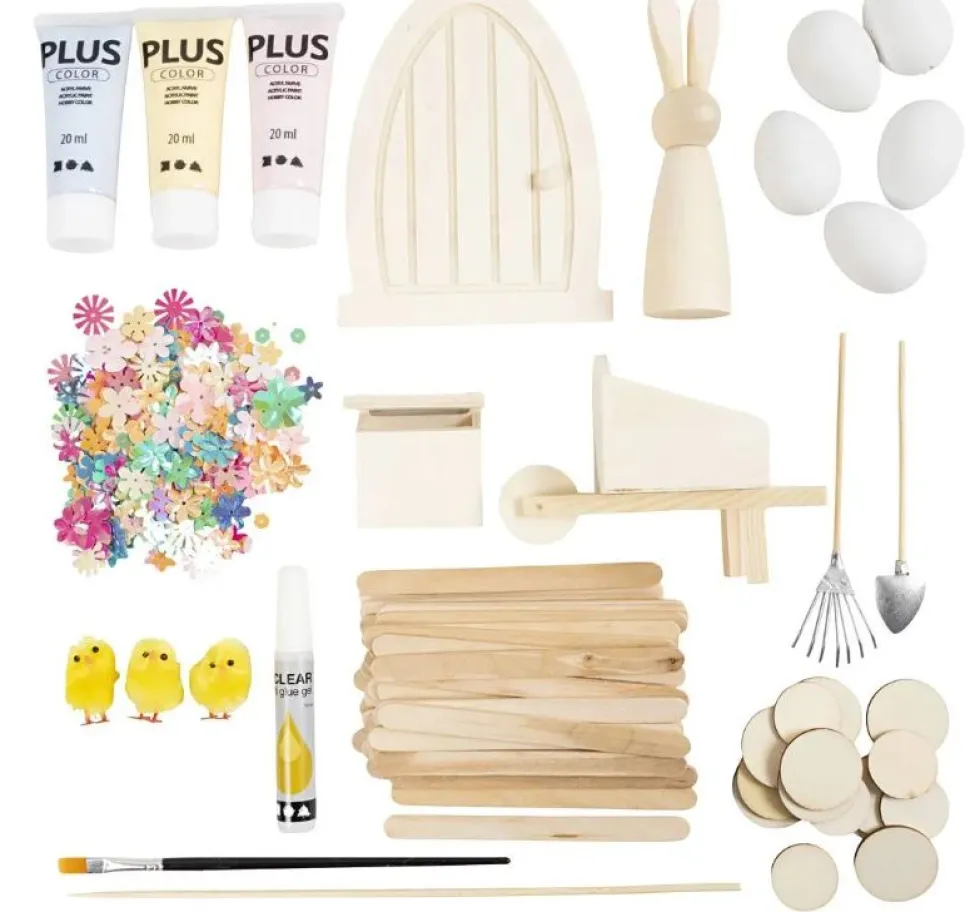 Die Tur Des Osterhasen - Bastelset