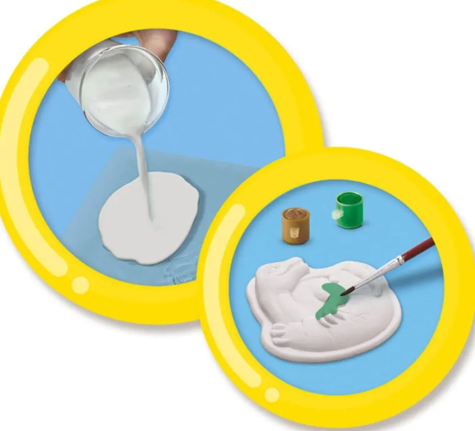 Dinosaurier-Eier Giesen & Bemalen