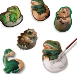 Dinosaurier-Eier Giesen & Bemalen