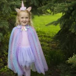 Einhorn - Umhang & Haarreifen, Gr. 3-6 Jahre