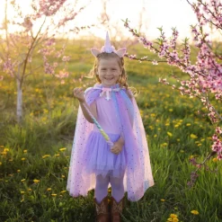 Einhorn - Umhang & Haarreifen, Gr. 3-6 Jahre