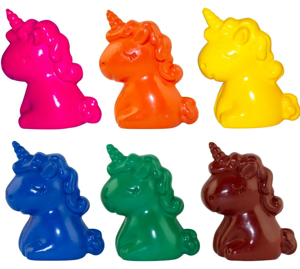 Einhorn Wachsmalkreiden, 6 Stk