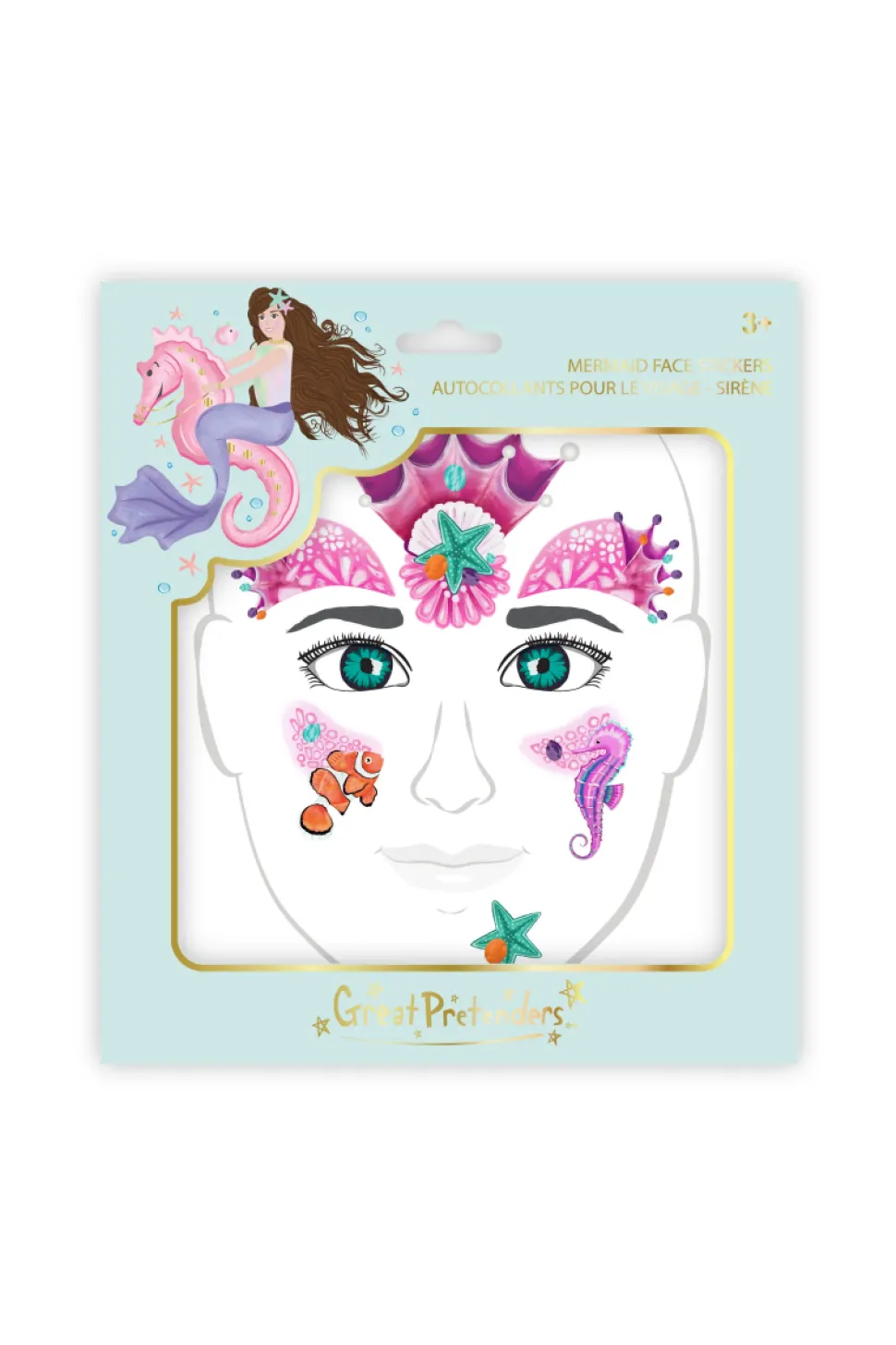 Face Stickers - Meerjungfrau