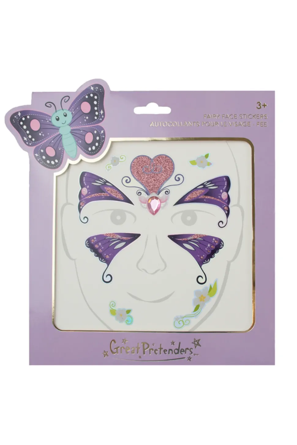 Face Stickers - Schmetterling / Fee