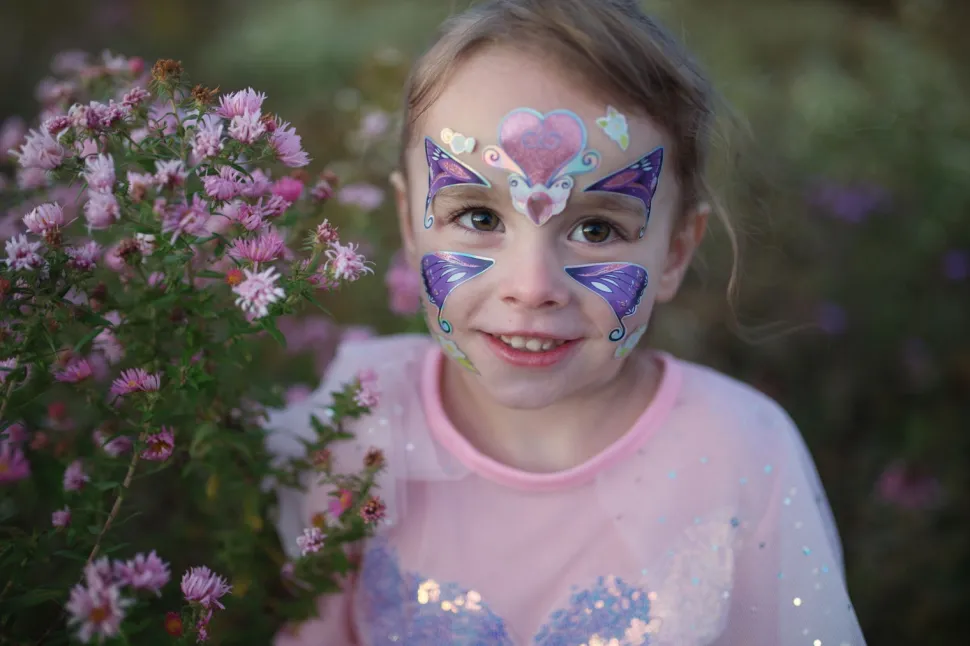 Face Stickers - Schmetterling / Fee