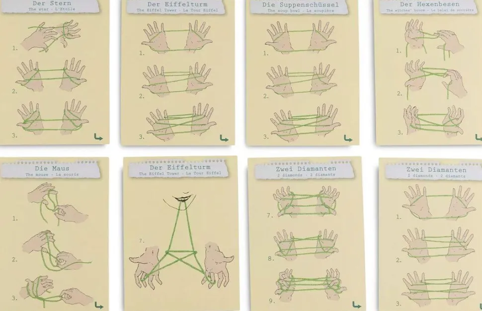 Fadenspiele - 6 Verschiedene