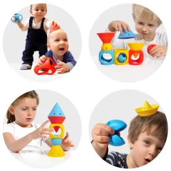 Fantasie- Und Bauset Aus Silikon - 9 Teile