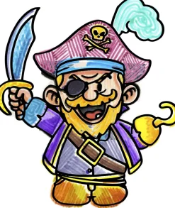 Filzstifte - Connector Schatztruhe, 33 Stk.