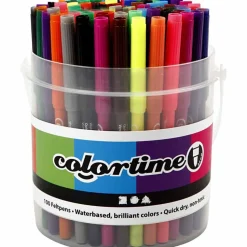 Filzstifte - Grundfarben, 100 Stk.