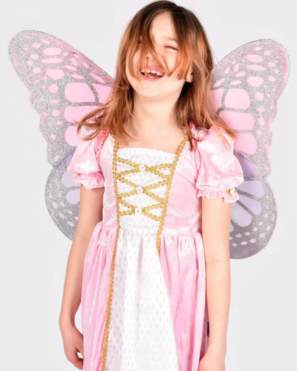 Flugel Mit Glitzer (Silber)