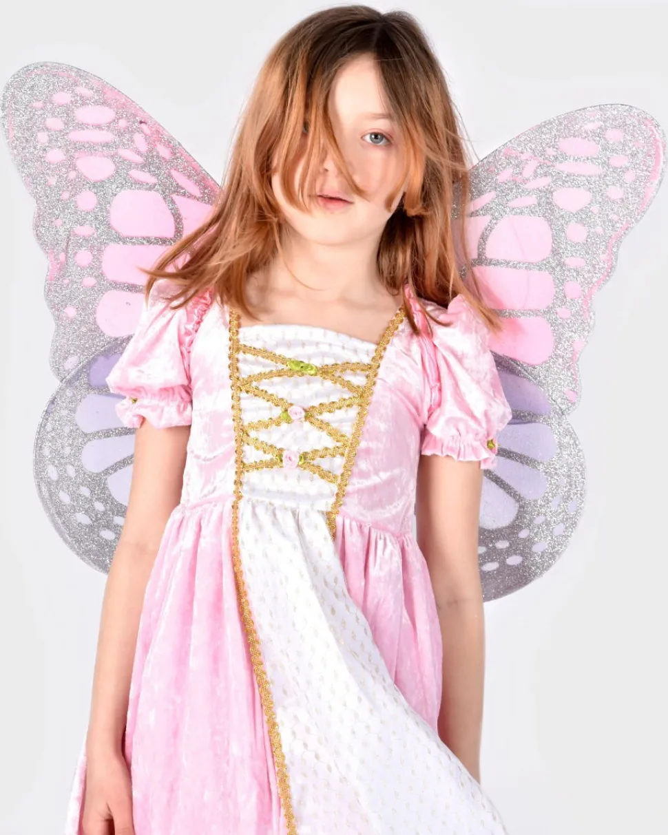 Flugel Mit Glitzer (Silber)