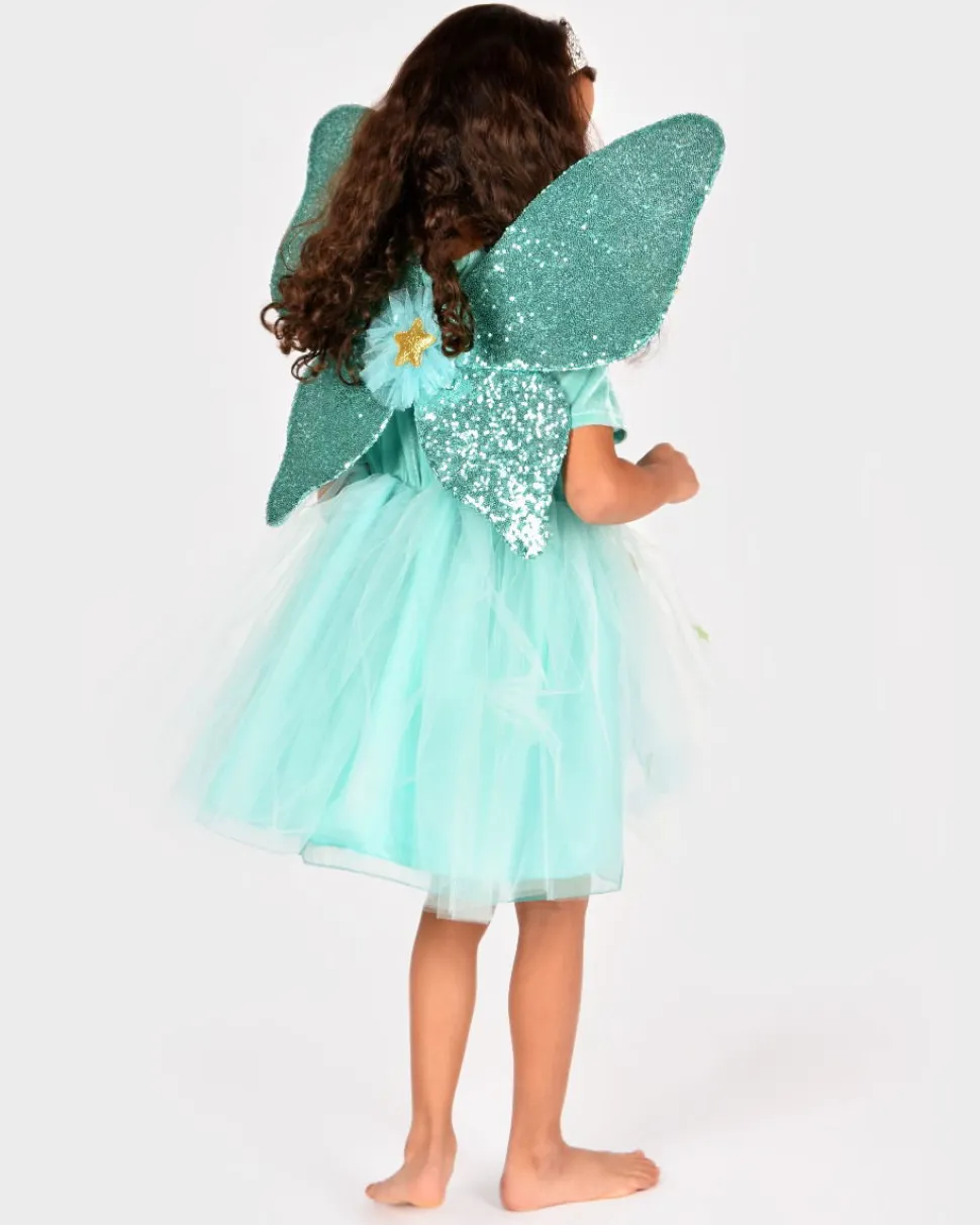 Flugel Mit Pailletten, Minzgrun