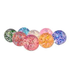 Flummis, 3,2 Cm - Glitzer, 7 Stuck