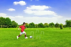 Fussball Krocket - Gartenspiel