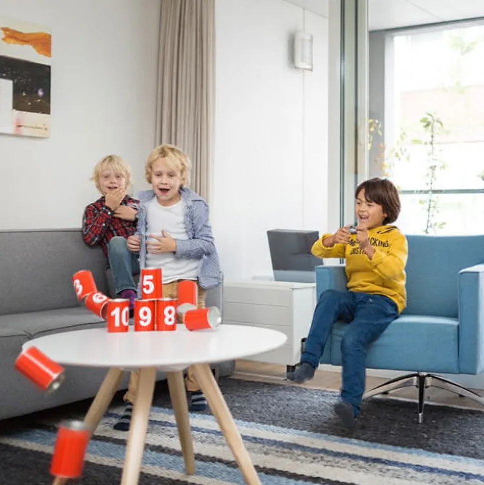 Gartenspiel - Dosenwerfen