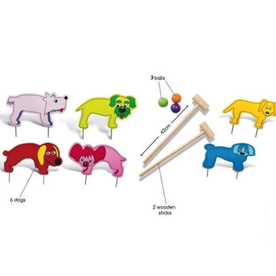 Gartenspiel - Krocket Mit Tieren