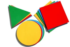 Geometrische Motorikplatten, 12 Stk