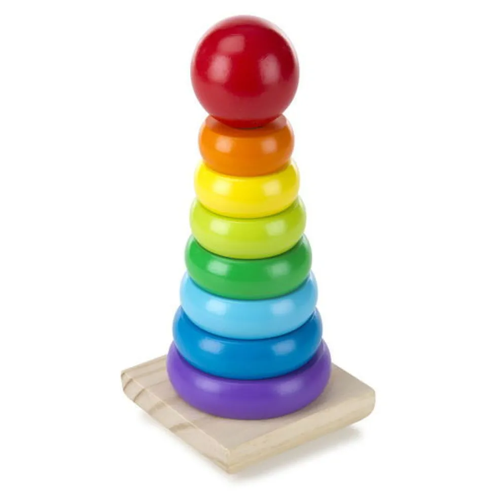 Geometrischer Turm - Regenbogen
