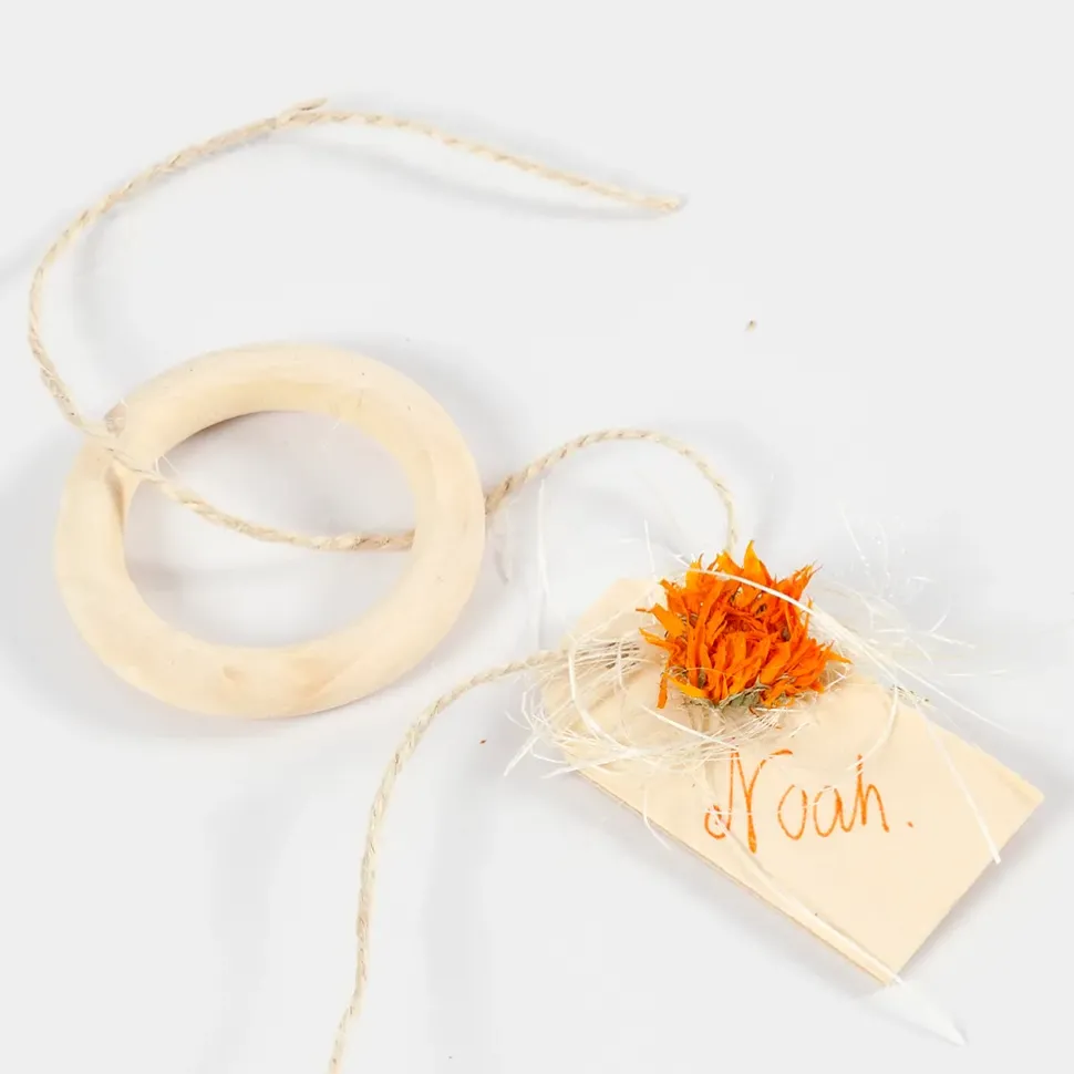 Geschenkanhanger Natur 3 X 6 Cm, 10 Stk.