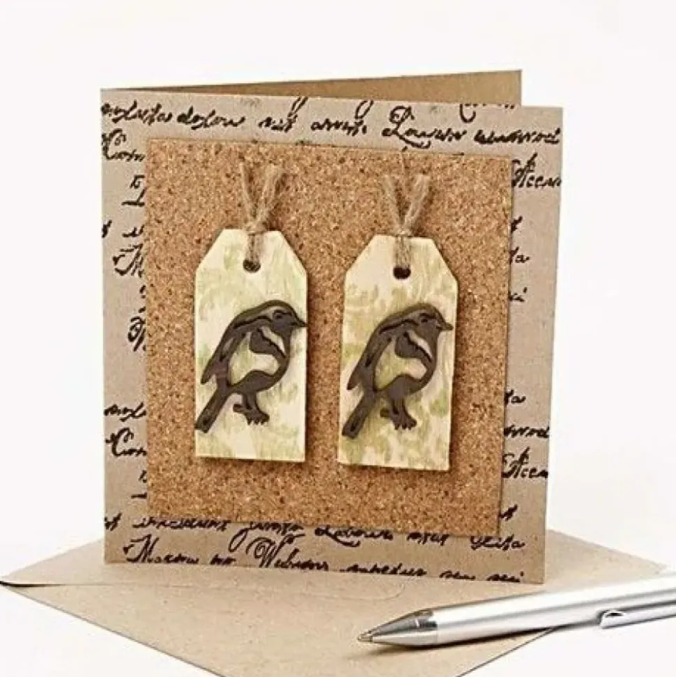 Geschenkanhanger Natur 3 X 6 Cm, 10 Stk.