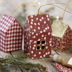 Gestanzte Hauser & Baume, Set M. 24 Stk.