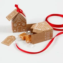 Gestanzte Hauser & Baume, Set M. 24 Stk.