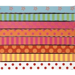 Girlandenstreifen - Gemustert, 400 Stk.