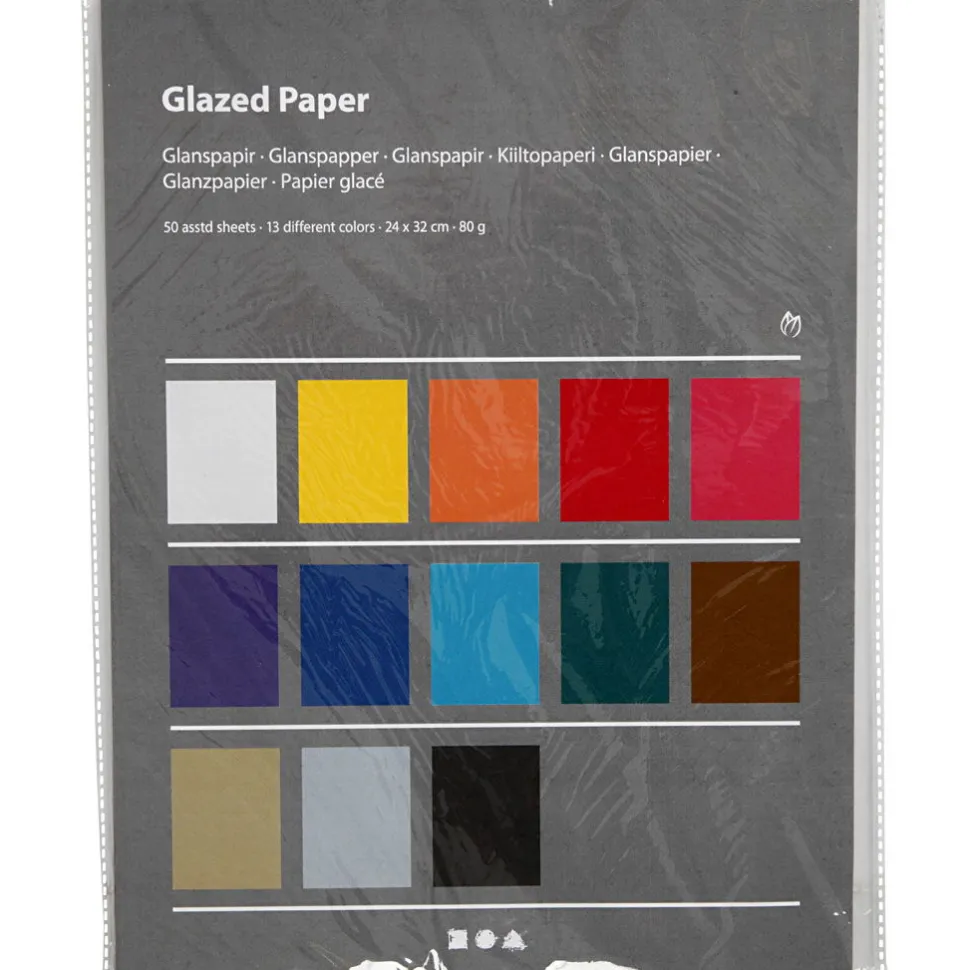 Glanzpapier - Einfarbig, 50 Bogen