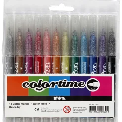 Glitzerfilzer - 12 Stk.