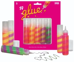 Glitzerkleber 3D 5 Stk.