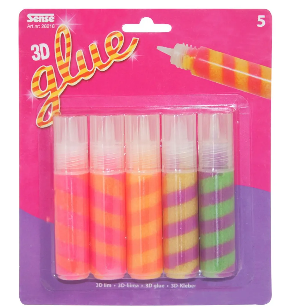 Glitzerkleber 3D 5 Stk.