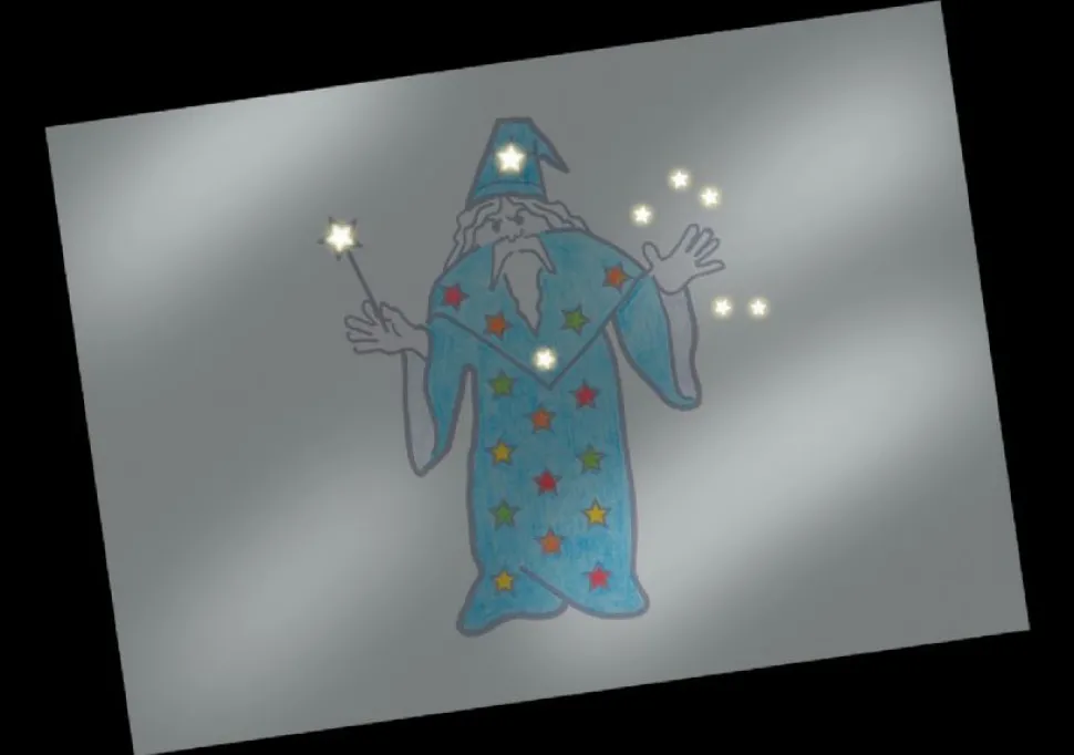 Glow Filzstifte - Gebrochen Weis, 2 Stk.