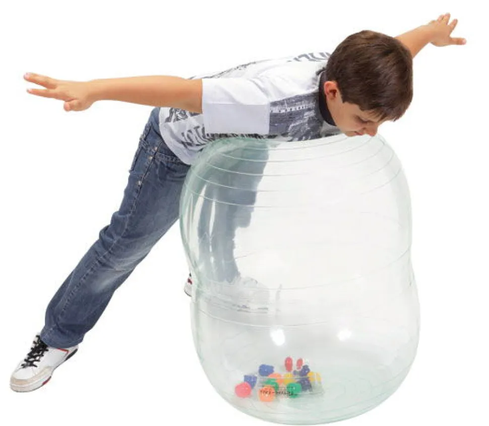 Gymnastikball Rolle - Transparent, O 55 Cm