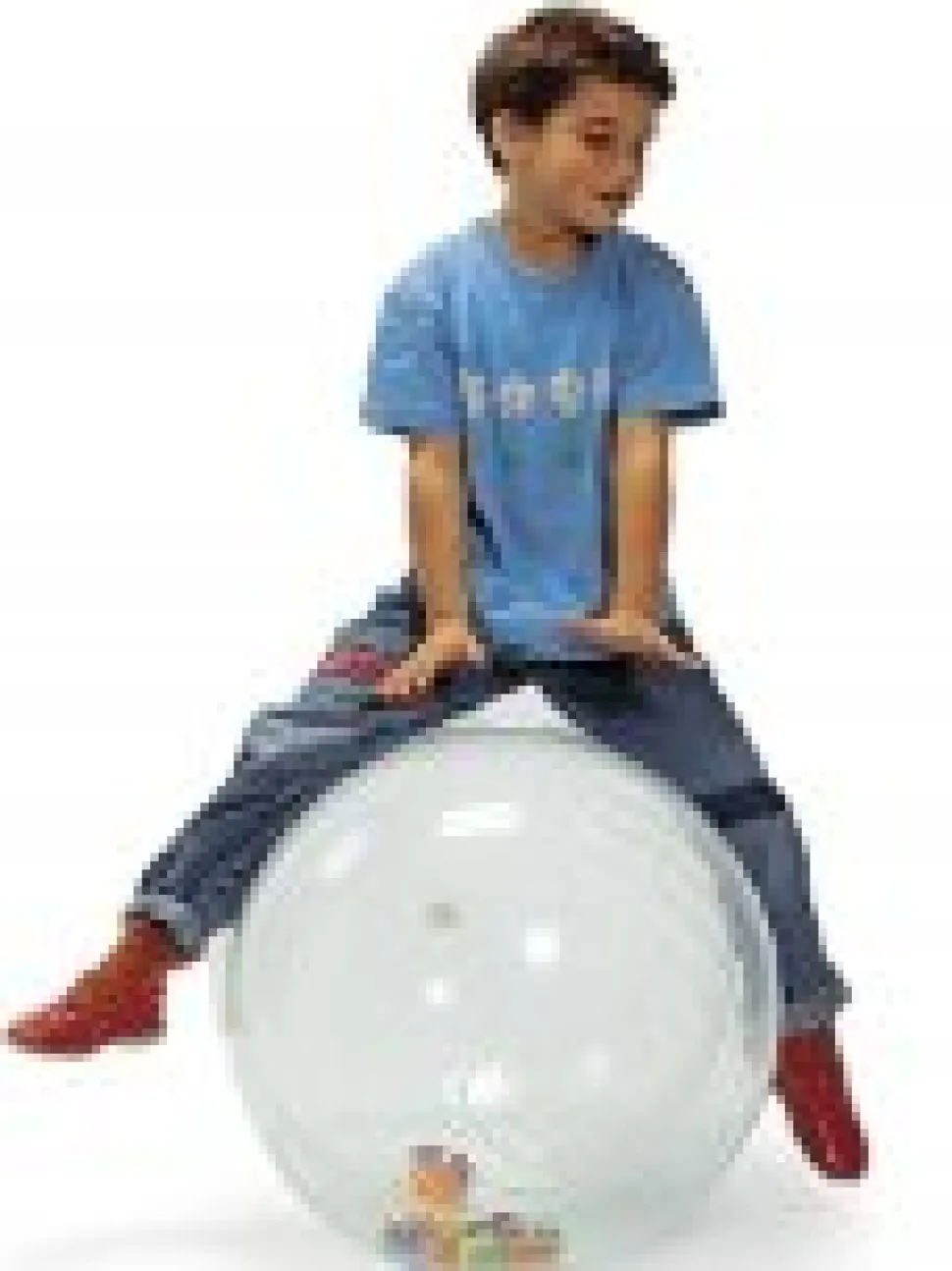 Gymnastikball Rolle - Transparent, O 55 Cm