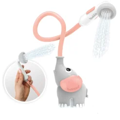 Handbrause, Batteriebetrieben - Elefant, Rosa