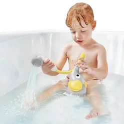 Handbrause, Batteriebetrieben - Elefant, Gelb