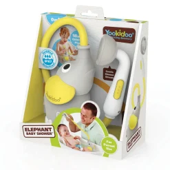 Handbrause, Batteriebetrieben - Elefant, Gelb