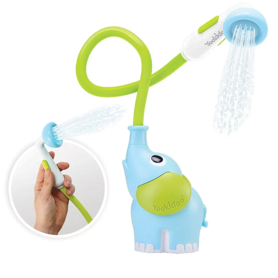 Handbrauser Elefant - Batteriebetrieben, Blau