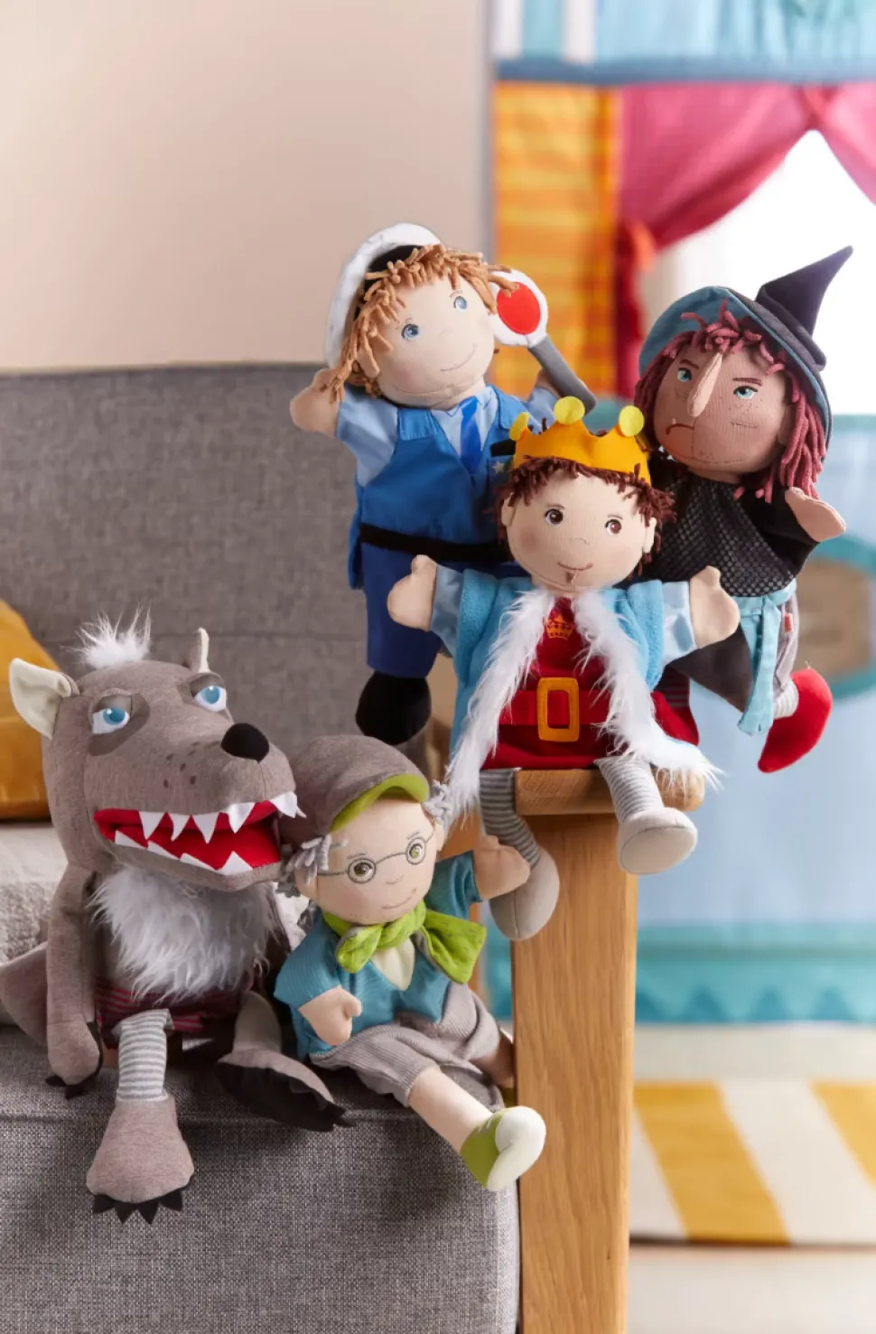 Handpuppe Hexe (39 Cm)