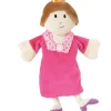 Handpuppe Konigin, Rosa (30 Cm)