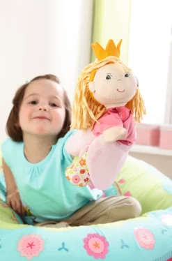 Handpuppe Prinzessin, Blond (26 Cm)