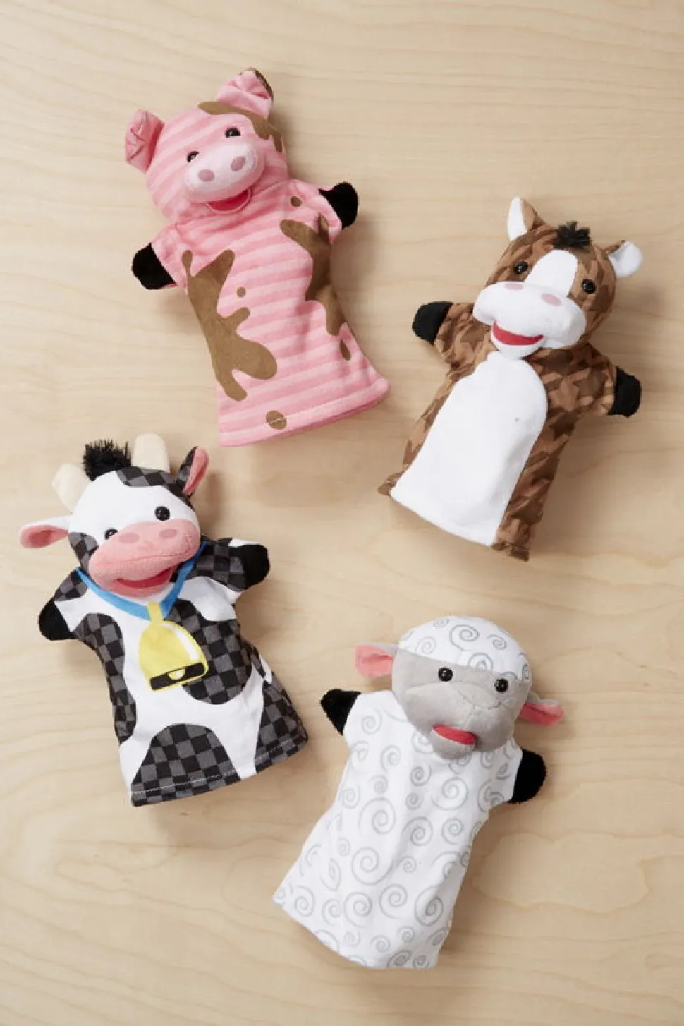 Handpuppen - Bauernhoftiere, 4 Stk.