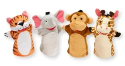 Handpuppen - Safaritiere, 4 Stk.