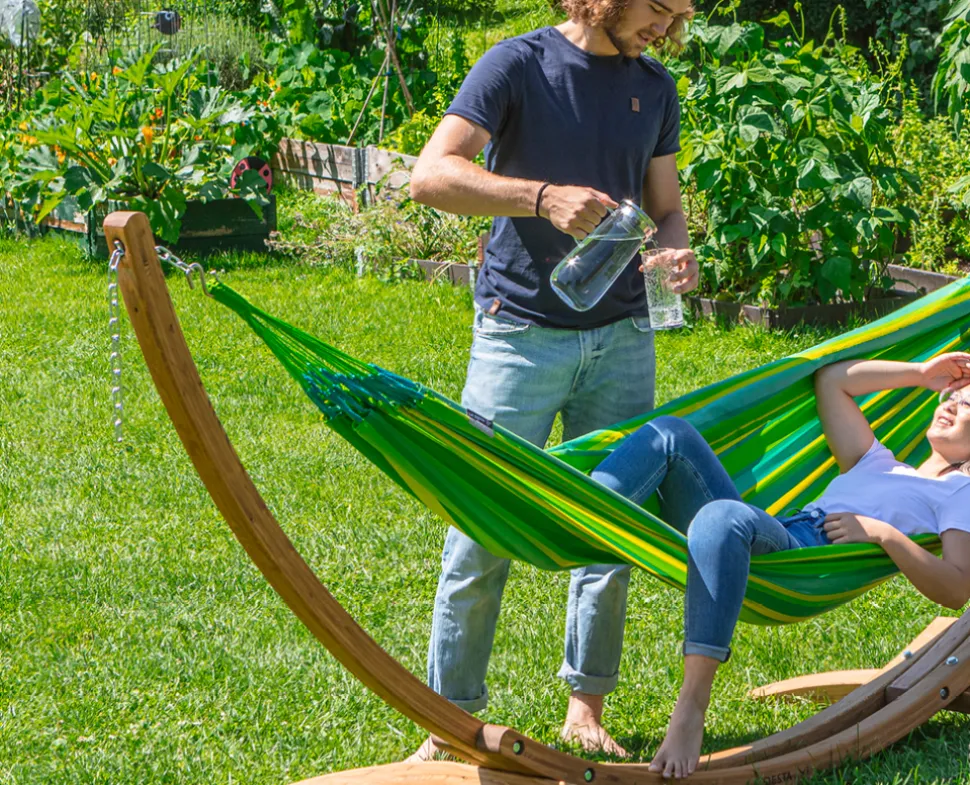 Hangematte Single - Outdoor - Lime