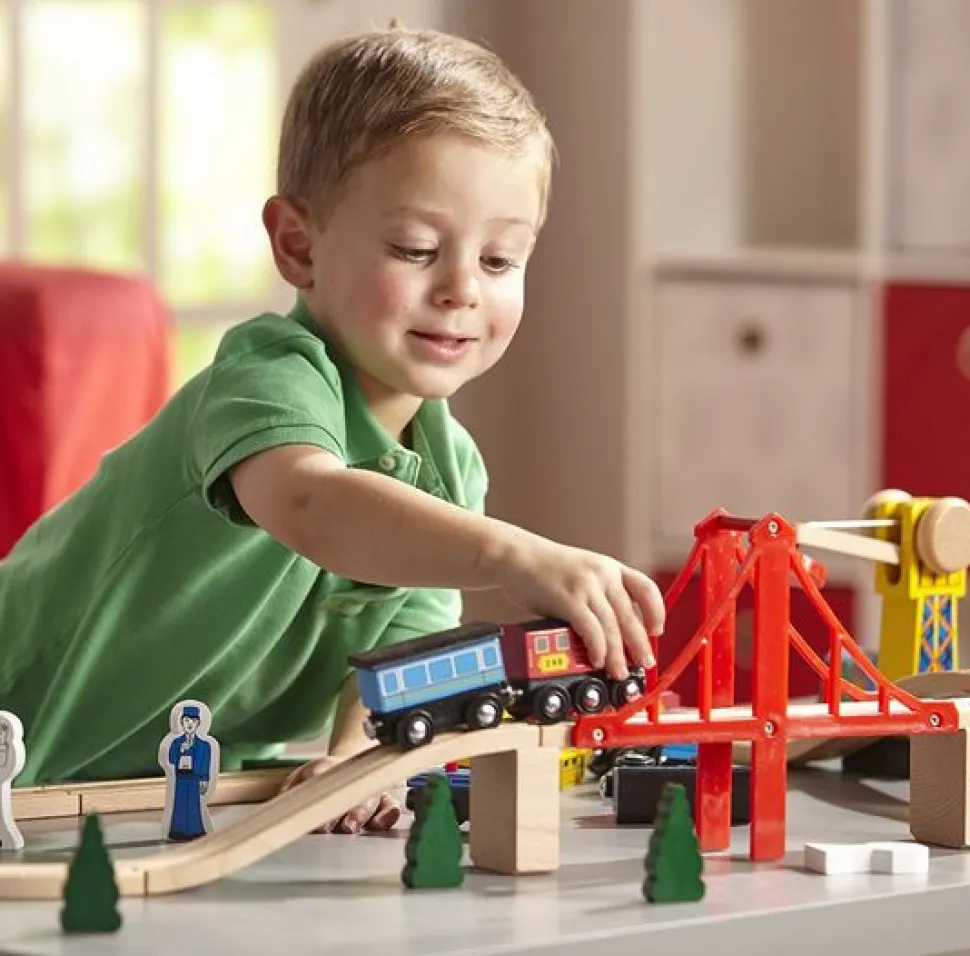 Holzeneisenbahn - 132 Teile