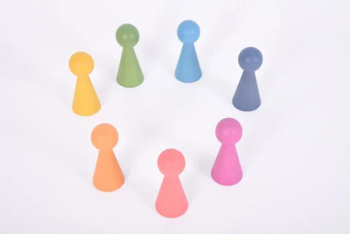 Holzfiguren - Regenbogen, 7 Stk.