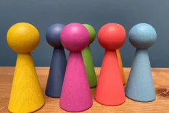 Holzfiguren - Regenbogen, 7 Stk.